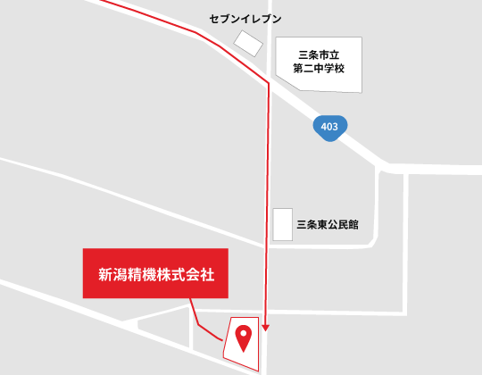 国道289号・403号からの道のり